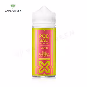 Lime Raspberry Grapefruit Shortfill E-Liquid by Nexus Pod Salt 100ml