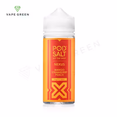 Mango Strawberry Peach Shortfill E-Liquid by Nexus Pod Salt 100ml
