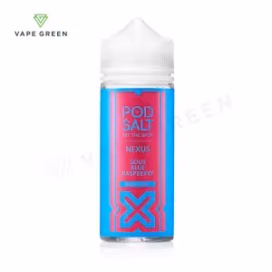 Sour Blue Raspberry Shortfill E-Liquid by Nexus Pod Salt 100ml