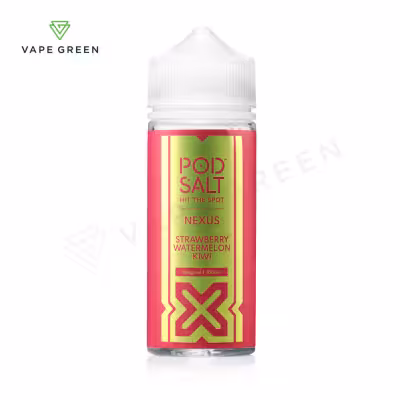 Strawberry Watermelon Kiwi Shortfill E-Liquid by Nexus Pod Salt 100ml