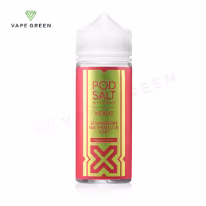 Strawberry Watermelon Kiwi Shortfill E-Liquid by Nexus Pod Salt 100ml