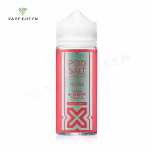 Fresh Raspberry Mojito Shortfill E-Liquid by Nexus Pod Salt 100ml