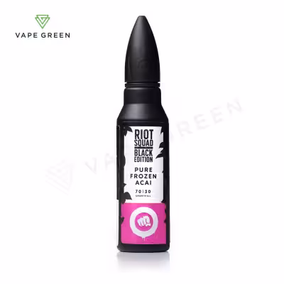 Pure Frozen Acai eLiquid by Riot Squad Black Edition 50ml