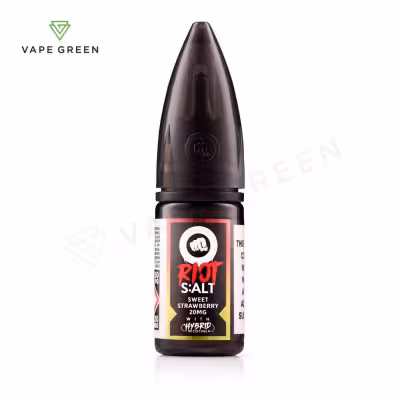 Sweet Strawberry Hybrid Nic Salt E-Liquid by Riot Squad