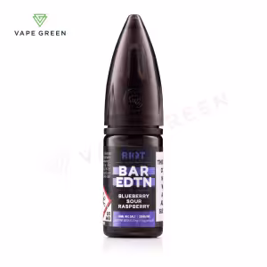 Blueberry Sour Raspberry Nic Salt E-Liquid by Riot BAR EDTN