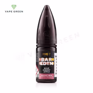Sour Cherry Apple Nic Salt E-Liquid by Riot BAR EDTN