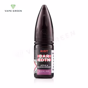 Apple & Blackcurrant Nic Salt E-Liquid by Riot BAR EDTN