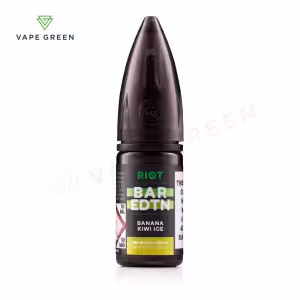 Banana Kiwi Ice Nic Salt E-Liquid by Riot BAR EDTN