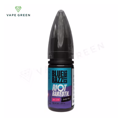 Blue Razz Citrus Nic Salt E-Liquid by Riot BAR EDTN No Ice
