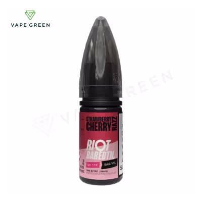 Strawberry Cherry Razz Nic Salt E-Liquid by Riot BAR EDTN No Ice
