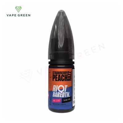 Strawberry Peach Razz Nic Salt E-Liquid by Riot BAR EDTN No Ice