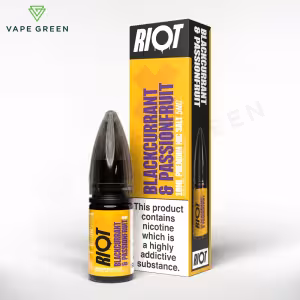 Blackcurrant Passionfruit Nic Salt E-Liquid by Riot X