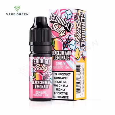 Blackcurrant Lemonade Nic Salt E-Liquid by Seriously Salty