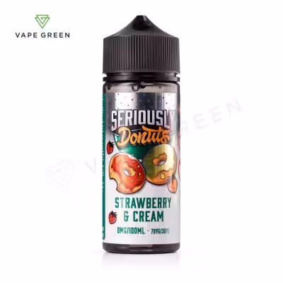 Strawberry and Cream Shortfill E-Liquid by Seriously Donuts 100ml
