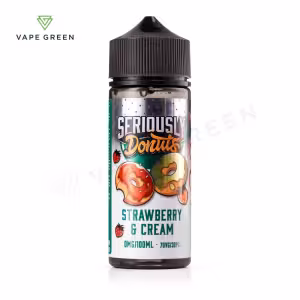 Strawberry and Cream Shortfill E-Liquid by Seriously Donuts 100ml