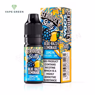 Blue Razz Lemonade Nic Salt E-Liquid by Seriously Salty