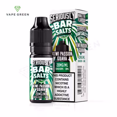 Kiwi Passion Guava Nic Salt E-Liquid by Seriously Bar Salts