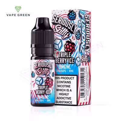 Triple Berry Ice Nic Salt E-Liquid by Seriously Salty Fusionz