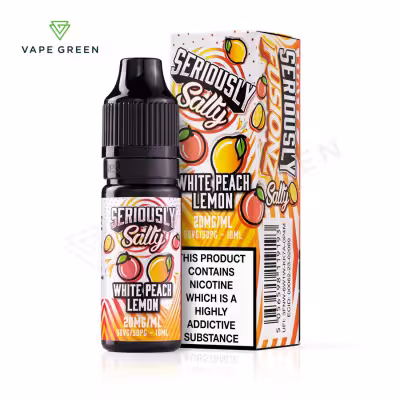 White Peach Lemon Nic Salt E-Liquid by Seriously Salty Fusionz