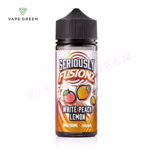 White Peach Lemon Shortfill E-Liquid by Seriously Fusionz 100ml