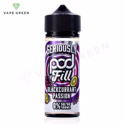 Blackcurrant Passion Shortfill E-Liquid by Seriously Pod Fill 100ml