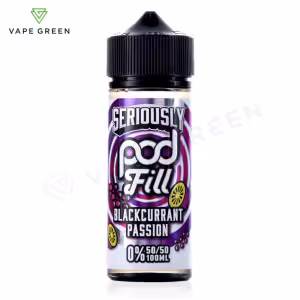 Blackcurrant Passion Shortfill E-Liquid by Seriously Pod Fill 100ml