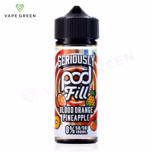 Blood Orange Pineapple Shortfill E-Liquid by Seriously Pod Fill 100ml