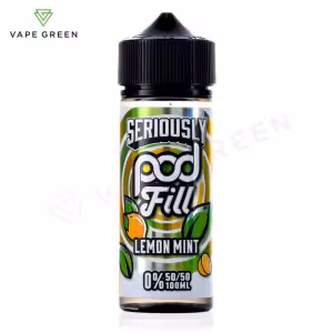 Lemon Mint Shortfill E-Liquid by Seriously Pod Fill 100ml