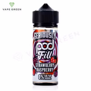 Strawberry Raspberry Shortfill E-Liquid by Seriously Pod Fill 100ml
