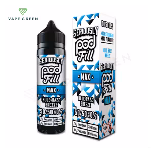Blue Razz Breeze Shortfill E-Liquid by Seriously Pod Fill Max 40ml