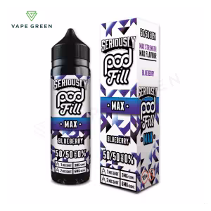 Blueberry Shortfill E-Liquid by Seriously Pod Fill Max 40ml