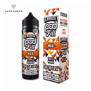 Triple Mango Shortfill E-Liquid by Seriously Pod Fill Max 40ml