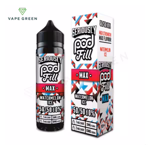 Watermelon Ice Shortfill E-Liquid by Seriously Pod Fill Max 40ml
