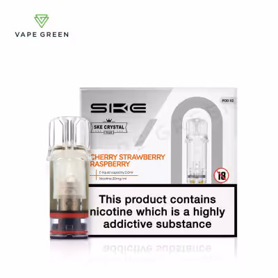Cherry Strawberry Raspberry Prefilled Pods by SKE Crystal Plus