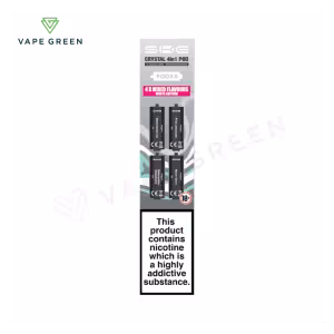 White Edition Prefilled Pods by SKE Crystal 4 in 1