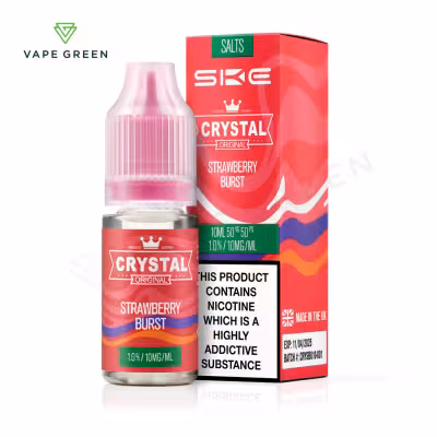Strawberry Burst Nic Salt E-Liquid by SKE Crystal Salts V2