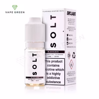 Blackjack Nic Salt eLiquid by Solt
