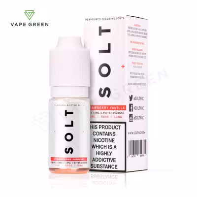 Strawberry Vanilla Nic Salt E-Liquid by SOLT