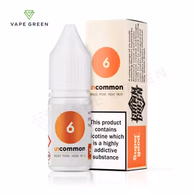 6 Nic Salt E-Liquid by Uncommon Supergood x GrimmGreen