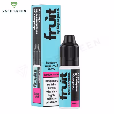 Blueberry, Raspberry & Cherry Nic Salt E-Liquid by Supergood Fruit