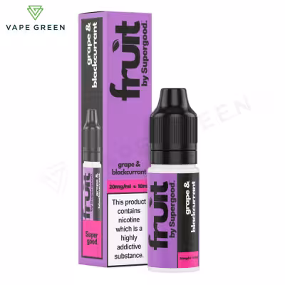 Grape & Blackcurrant Nic Salt E-Liquid by Supergood Fruit