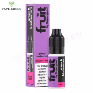 Grape & Blackcurrant Nic Salt E-Liquid by Supergood Fruit