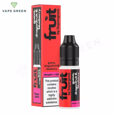 Guava, Dragonfruit & Blueberry Nic Salt E-Liquid by Supergood Fruit