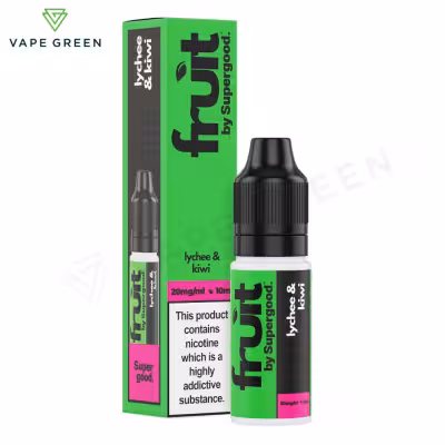Lychee & Kiwi Nic Salt E-Liquid by Supergood Fruit
