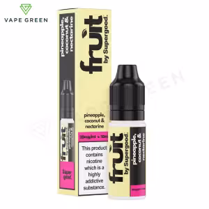 Pineapple, Coconut & Nectarine Nic Salt E-Liquid by Supergood Fruit