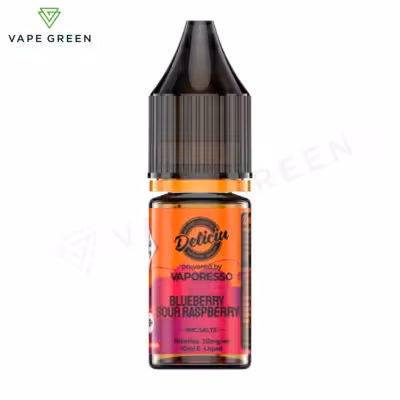 Blueberry Sour Raspberry Nic Salt E-Liquid by Deliciu V2