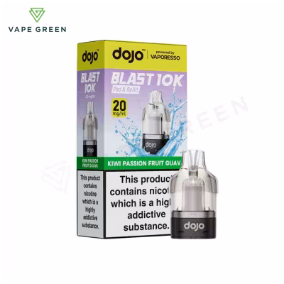 Kiwi Passion Fruit Guava Prefilled Pod by Vaporesso Dojo Blast 10K