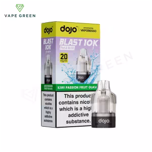 Kiwi Passion Fruit Guava Prefilled Pod by Vaporesso Dojo Blast 10K