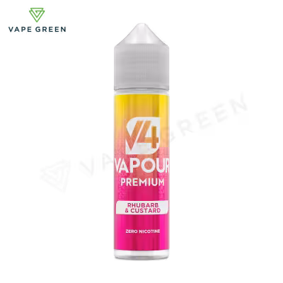 Rhubarb & Custard Shortfill E-Liquid by V4 Vapour 50ml