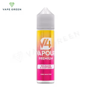 Rhubarb & Custard Shortfill E-Liquid by V4 Vapour 50ml